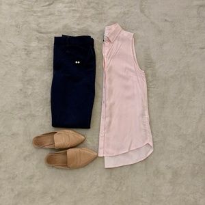 H&M Button Up Sleeveless Blouse